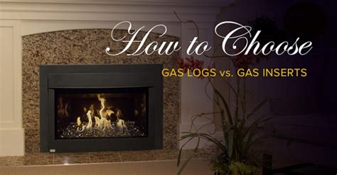 gas logs vs gas insert